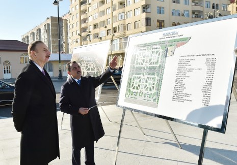 İlham Əliyevin parkın açılışından FOTOLARI